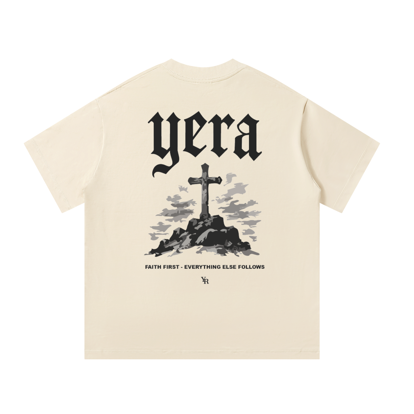 Yera Cross Unisex Oversized T-Shirt