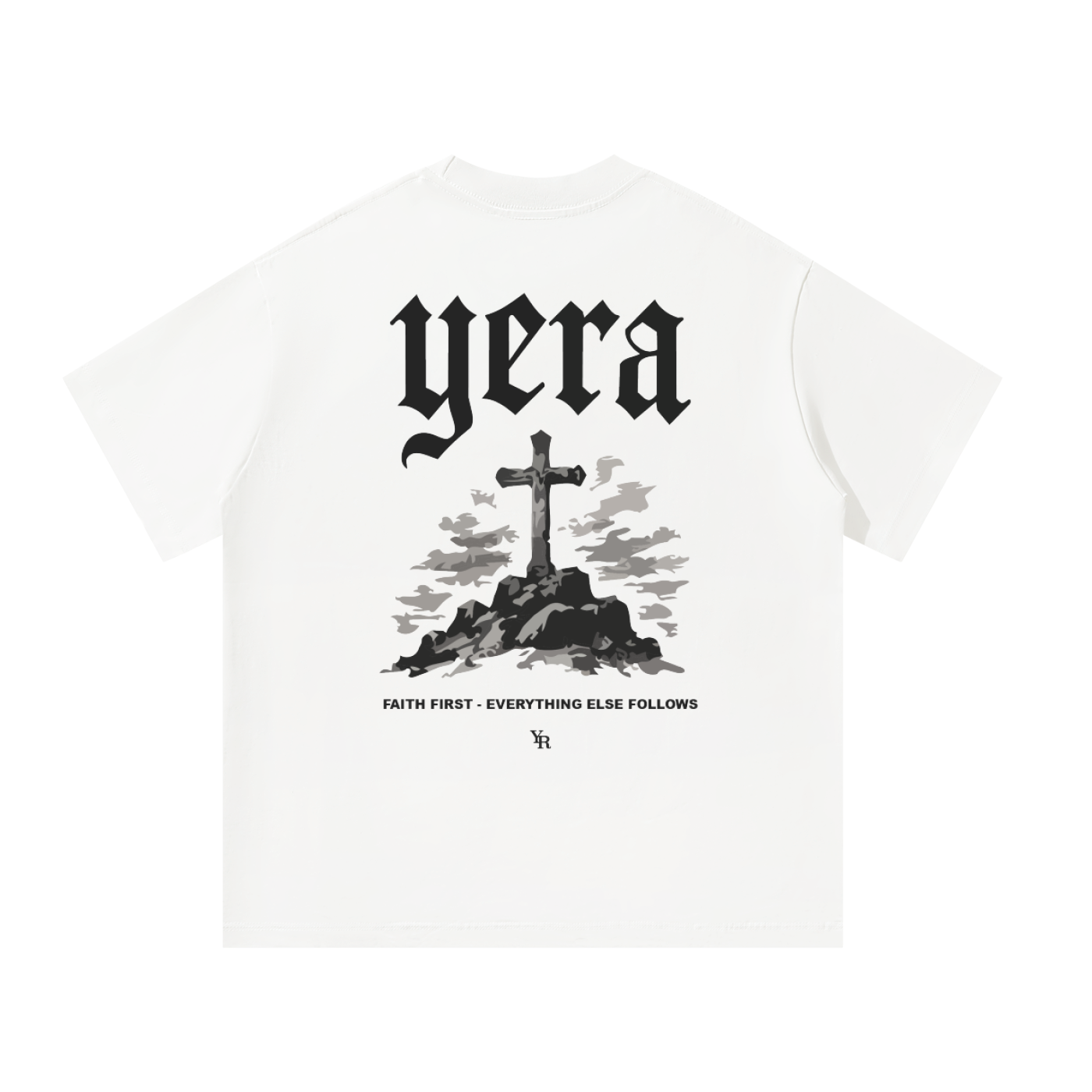 Yera Cross Unisex Oversized T-Shirt