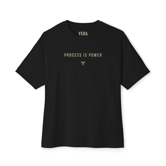 PROCESS IS POWER Heavyweight Boxy Tee