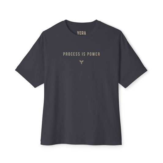 PROCESS IS POWER Heavyweight Boxy Tee